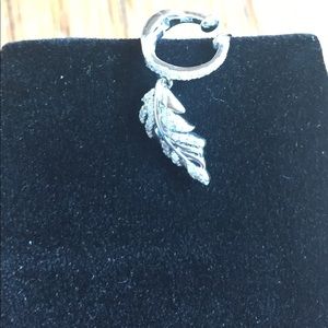 14kt White Gold and Diamond Ear Cuff